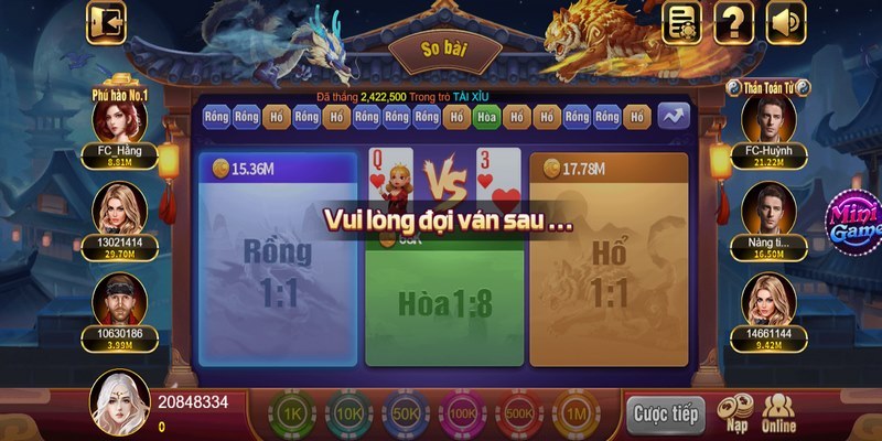 Tựa game còn lấy cảm hứng từ hai linh vật nổi tiếng đó là rồng và hổ